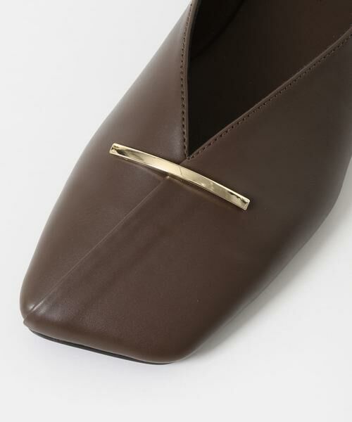 SENSE OF PLACE by URBAN RESEARCH / センスオブプレイス バイ アーバンリサーチ シューズ | 『抗菌』スクエアカットフラットシューズ | 詳細5