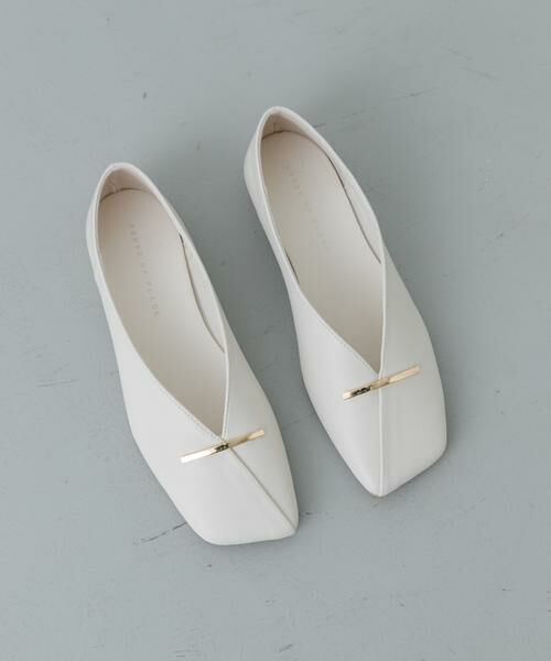 SENSE OF PLACE by URBAN RESEARCH / センスオブプレイス バイ アーバンリサーチ シューズ | 『抗菌』スクエアカットフラットシューズ | 詳細7