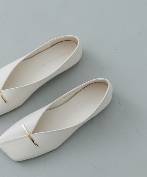 SENSE OF PLACE by URBAN RESEARCH / センスオブプレイス バイ アーバンリサーチ シューズ | 『抗菌』スクエアカットフラットシューズ | 詳細8