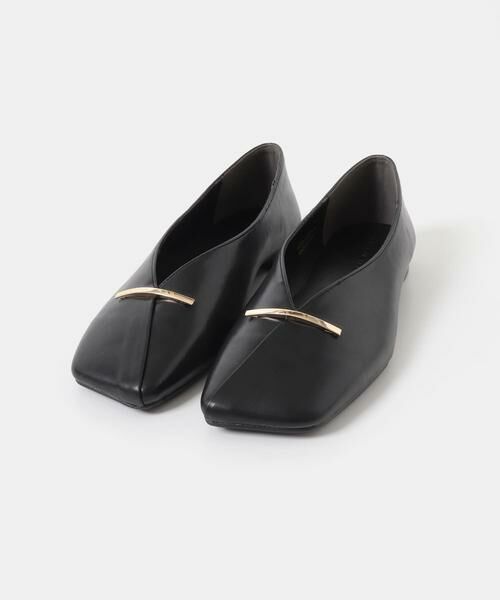 SENSE OF PLACE by URBAN RESEARCH / センスオブプレイス バイ アーバンリサーチ シューズ | 『抗菌』スクエアカットフラットシューズ | 詳細15