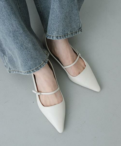 SENSE OF PLACE by URBAN RESEARCH / センスオブプレイス バイ アーバンリサーチ パンプス | 『抗菌』ポインテッドフラットパンプス | 詳細1