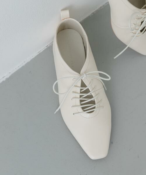 SENSE OF PLACE by URBAN RESEARCH / センスオブプレイス バイ アーバンリサーチ シューズ | 『抗菌』ギャザーレースアップシューズ | 詳細3