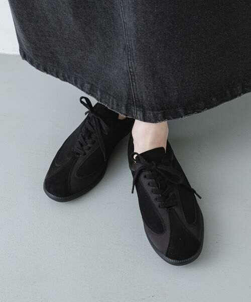 SENSE OF PLACE by URBAN RESEARCH / センスオブプレイス バイ アーバンリサーチ スニーカー | 『抗菌/消臭』コンビジャーマントレーナースニーカー（ブラック）