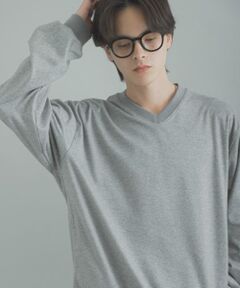 SENSE OF PLACE by URBAN RESEARCH / センスオブプレイス バイ アーバンリサーチ Tシャツ | ライトカットメルトンVネックプルオーバー