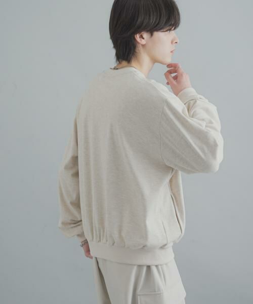 SENSE OF PLACE by URBAN RESEARCH / センスオブプレイス バイ アーバンリサーチ Tシャツ | ライトカットメルトンVネックプルオーバー | 詳細5