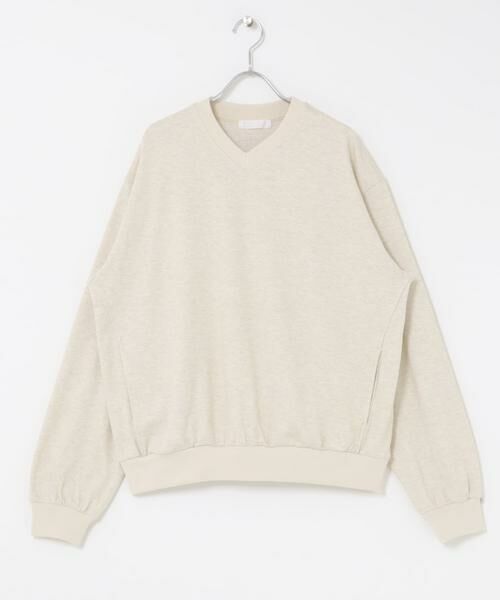 SENSE OF PLACE by URBAN RESEARCH / センスオブプレイス バイ アーバンリサーチ Tシャツ | ライトカットメルトンVネックプルオーバー | 詳細8