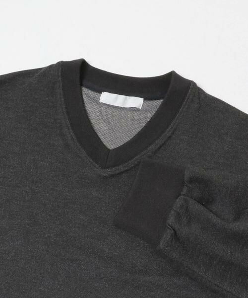 SENSE OF PLACE by URBAN RESEARCH / センスオブプレイス バイ アーバンリサーチ Tシャツ | ライトカットメルトンVネックプルオーバー | 詳細21