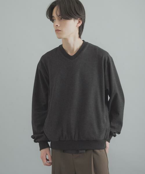 SENSE OF PLACE by URBAN RESEARCH / センスオブプレイス バイ アーバンリサーチ Tシャツ | ライトカットメルトンVネックプルオーバー | 詳細11