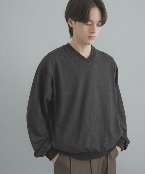 SENSE OF PLACE by URBAN RESEARCH / センスオブプレイス バイ アーバンリサーチ Tシャツ | ライトカットメルトンVネックプルオーバー | 詳細14