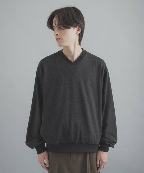 SENSE OF PLACE by URBAN RESEARCH / センスオブプレイス バイ アーバンリサーチ Tシャツ | ライトカットメルトンVネックプルオーバー | 詳細17