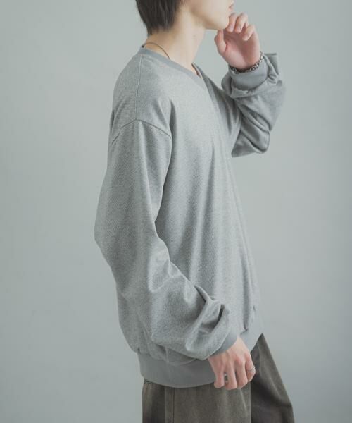 SENSE OF PLACE by URBAN RESEARCH / センスオブプレイス バイ アーバンリサーチ Tシャツ | ライトカットメルトンVネックプルオーバー | 詳細22