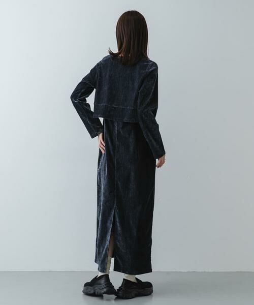 SENSE OF PLACE by URBAN RESEARCH / センスオブプレイス バイ アーバンリサーチ ワンピース | 2Pベロアアンサンブルワンピース | 詳細4