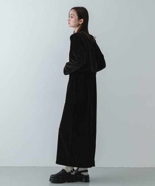 SENSE OF PLACE by URBAN RESEARCH / センスオブプレイス バイ アーバンリサーチ ワンピース | 2Pベロアアンサンブルワンピース | 詳細17