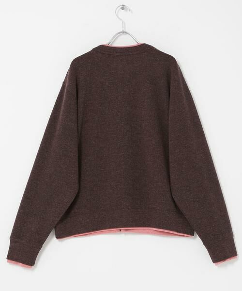 SENSE OF PLACE by URBAN RESEARCH / センスオブプレイス バイ アーバンリサーチ カーディガン・ボレロ | フェイクレイヤードクルーネックカーディガン | 詳細11