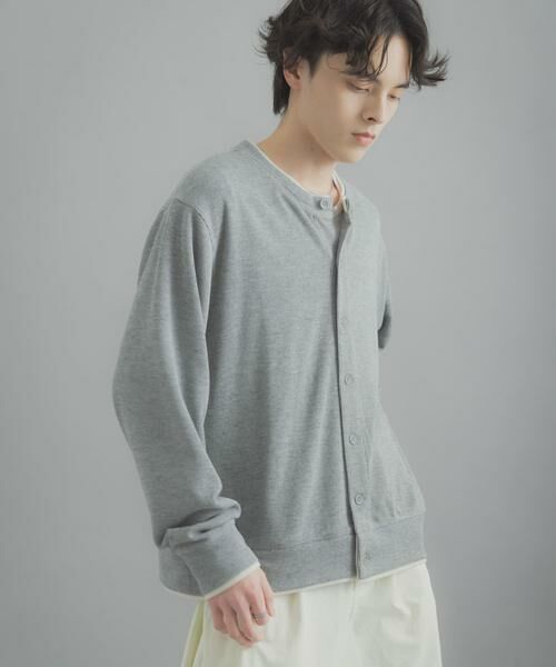 SENSE OF PLACE by URBAN RESEARCH / センスオブプレイス バイ アーバンリサーチ カーディガン・ボレロ | フェイクレイヤードクルーネックカーディガン | 詳細18
