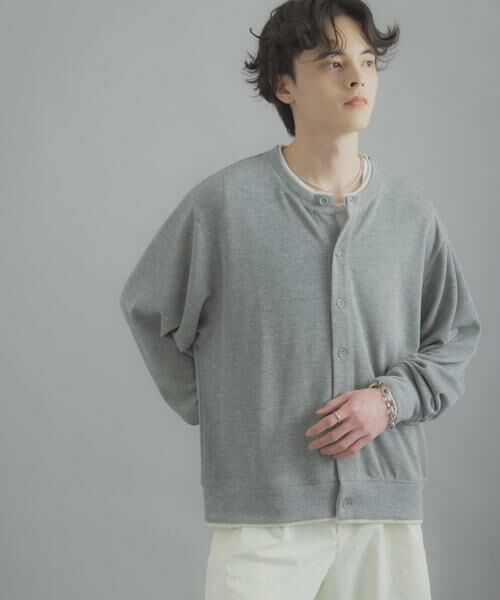 SENSE OF PLACE by URBAN RESEARCH / センスオブプレイス バイ アーバンリサーチ カーディガン・ボレロ | フェイクレイヤードクルーネックカーディガン | 詳細19