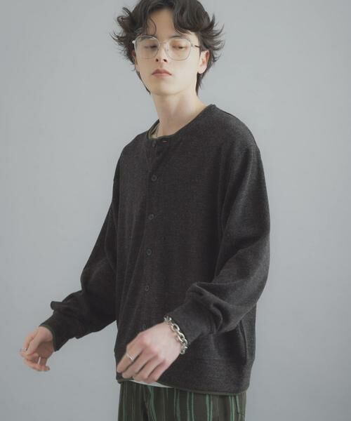 SENSE OF PLACE by URBAN RESEARCH / センスオブプレイス バイ アーバンリサーチ カーディガン・ボレロ | フェイクレイヤードクルーネックカーディガン | 詳細26
