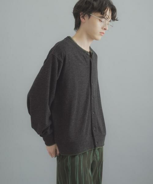 SENSE OF PLACE by URBAN RESEARCH / センスオブプレイス バイ アーバンリサーチ カーディガン・ボレロ | フェイクレイヤードクルーネックカーディガン | 詳細28