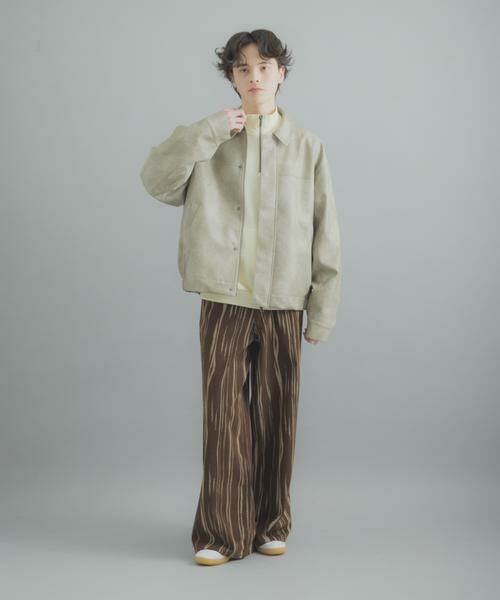 SENSE OF PLACE by URBAN RESEARCH / センスオブプレイス バイ アーバンリサーチ デニムパンツ | マーブルプリントワイドデニム | 詳細25