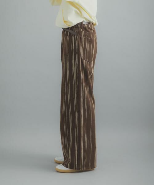 SENSE OF PLACE by URBAN RESEARCH / センスオブプレイス バイ アーバンリサーチ デニムパンツ | マーブルプリントワイドデニム | 詳細28