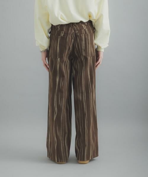 SENSE OF PLACE by URBAN RESEARCH / センスオブプレイス バイ アーバンリサーチ デニムパンツ | マーブルプリントワイドデニム | 詳細29