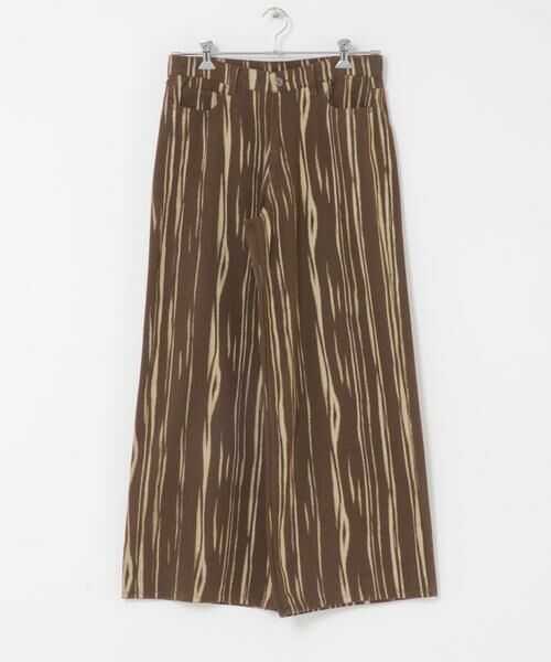 SENSE OF PLACE by URBAN RESEARCH / センスオブプレイス バイ アーバンリサーチ デニムパンツ | マーブルプリントワイドデニム | 詳細30