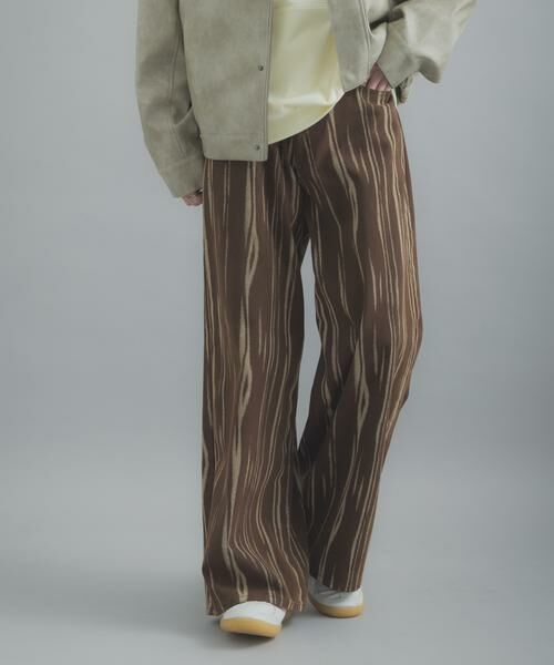 SENSE OF PLACE by URBAN RESEARCH / センスオブプレイス バイ アーバンリサーチ デニムパンツ | マーブルプリントワイドデニム | 詳細21