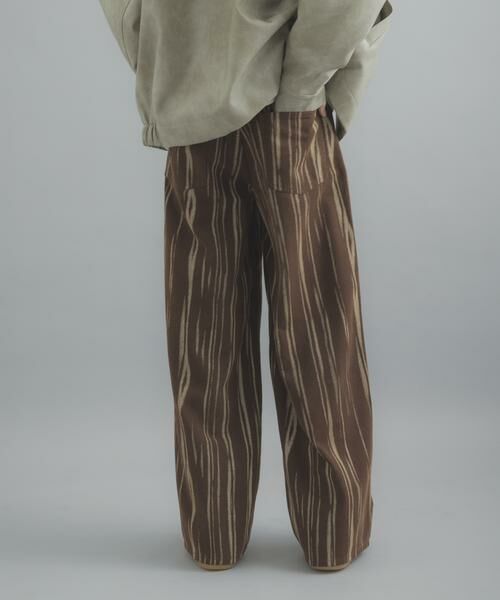 SENSE OF PLACE by URBAN RESEARCH / センスオブプレイス バイ アーバンリサーチ デニムパンツ | マーブルプリントワイドデニム | 詳細23