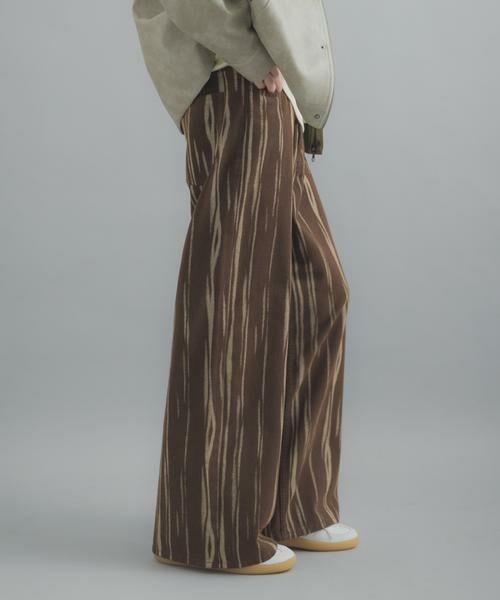 SENSE OF PLACE by URBAN RESEARCH / センスオブプレイス バイ アーバンリサーチ デニムパンツ | マーブルプリントワイドデニム | 詳細24