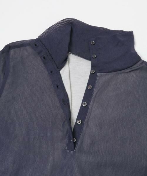 SENSE OF PLACE by URBAN RESEARCH / センスオブプレイス バイ アーバンリサーチ その他トップス | シアーレイヤードカットポロシャツ | 詳細7