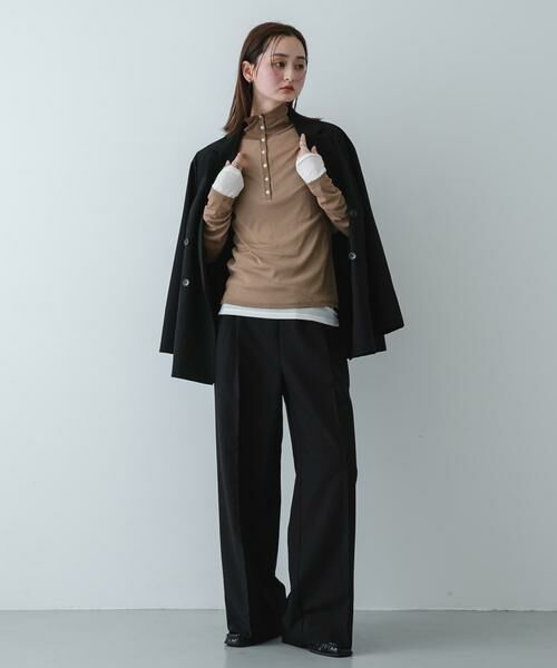 SENSE OF PLACE by URBAN RESEARCH / センスオブプレイス バイ アーバンリサーチ その他トップス | シアーレイヤードカットポロシャツ | 詳細22