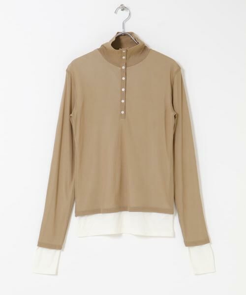 SENSE OF PLACE by URBAN RESEARCH / センスオブプレイス バイ アーバンリサーチ その他トップス | シアーレイヤードカットポロシャツ | 詳細23
