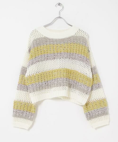 SENSE OF PLACE by URBAN RESEARCH / センスオブプレイス バイ アーバンリサーチ ニット・セーター | 『洗濯可』ミックスヤーンワイドボーダーニット | 詳細5