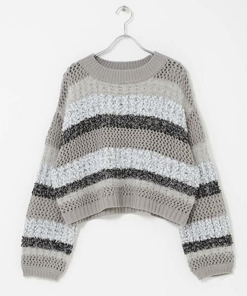 SENSE OF PLACE by URBAN RESEARCH / センスオブプレイス バイ アーバンリサーチ ニット・セーター | 『洗濯可』ミックスヤーンワイドボーダーニット | 詳細22