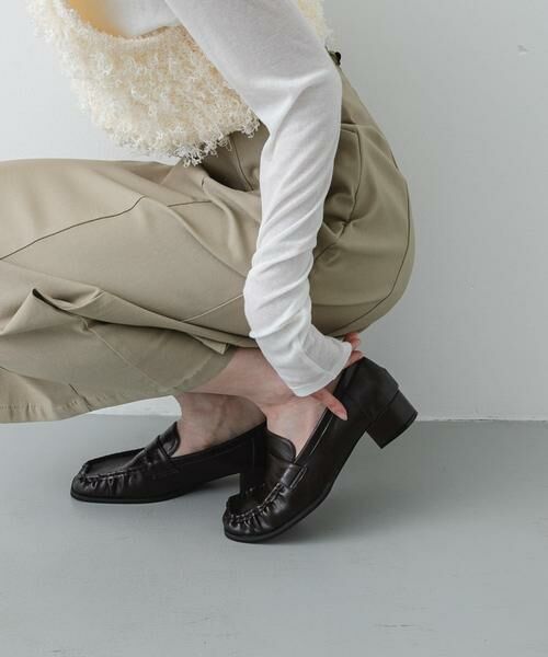 SENSE OF PLACE by URBAN RESEARCH / センスオブプレイス バイ アーバンリサーチ フラットシューズ | ワイドスクエアギャザーローファー | 詳細7