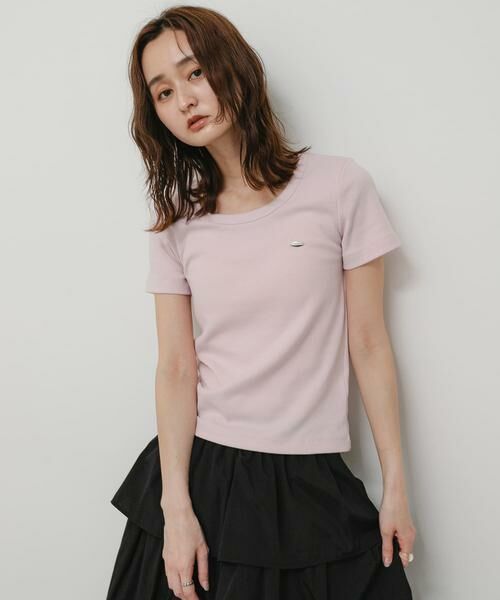 SENSE OF PLACE by URBAN RESEARCH / センスオブプレイス バイ アーバンリサーチ Tシャツ | ラウンドネックリブTシャツ(半袖) | 詳細10