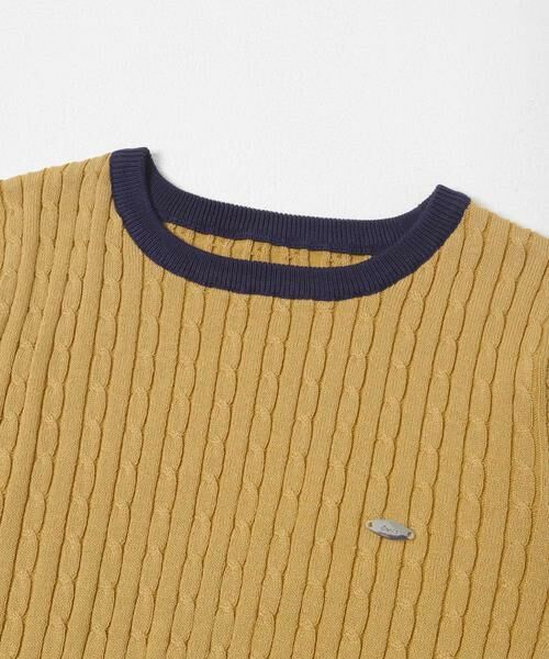 SENSE OF PLACE by URBAN RESEARCH / センスオブプレイス バイ アーバンリサーチ ニット・セーター | 『洗濯可』バイカラーケーブルセーター | 詳細24