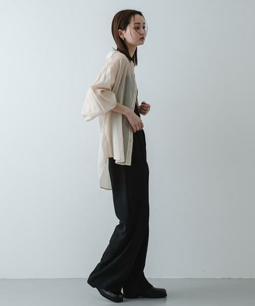 SENSE OF PLACE by URBAN RESEARCH / センスオブプレイス バイ アーバンリサーチ その他パンツ | 『一部WEB限定』『UR TECH DRYLUXE』リネンライクワイドパンツ | 詳細19