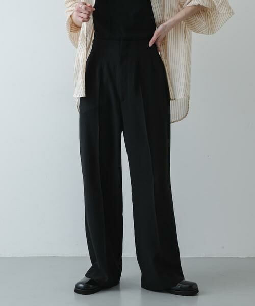 SENSE OF PLACE by URBAN RESEARCH / センスオブプレイス バイ アーバンリサーチ その他パンツ | 『一部WEB限定』『UR TECH DRYLUXE』リネンライクワイドパンツ | 詳細6
