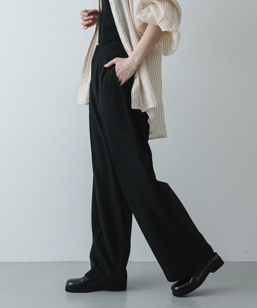 SENSE OF PLACE by URBAN RESEARCH / センスオブプレイス バイ アーバンリサーチ その他パンツ | 『一部WEB限定』『UR TECH DRYLUXE』リネンライクワイドパンツ | 詳細7