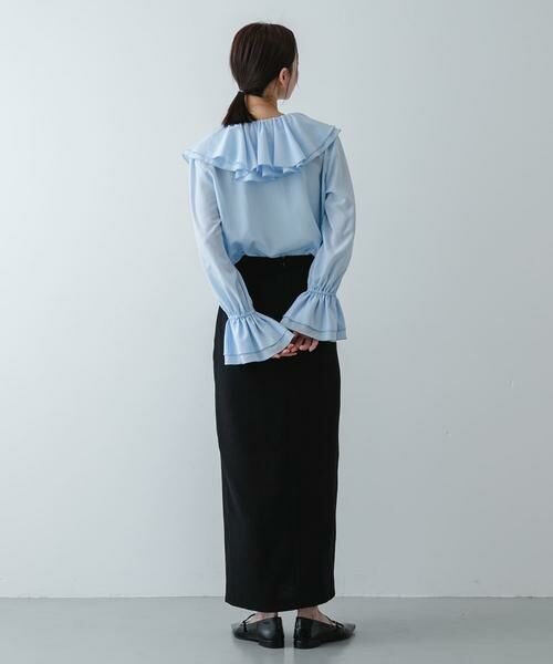 SENSE OF PLACE by URBAN RESEARCH / センスオブプレイス バイ アーバンリサーチ スカート | 『一部WEB限定』『UR TECH DRYLUXE』リネンライクスリットタイトスカート | 詳細11