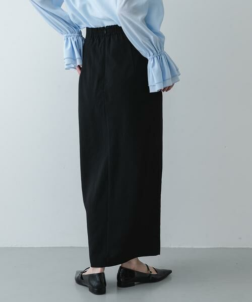 SENSE OF PLACE by URBAN RESEARCH / センスオブプレイス バイ アーバンリサーチ スカート | 『一部WEB限定』『UR TECH DRYLUXE』リネンライクスリットタイトスカート | 詳細8