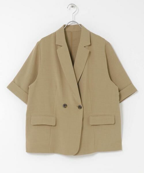 SENSE OF PLACE by URBAN RESEARCH / センスオブプレイス バイ アーバンリサーチ その他アウター | 『UR TECH DRYLUXE』リネンライクジャケット | 詳細20