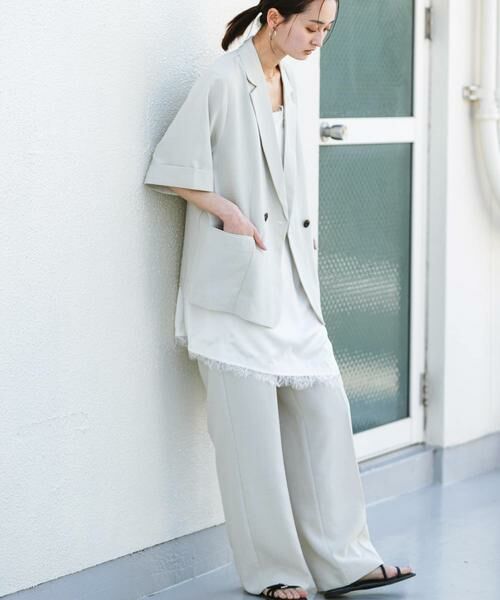 SENSE OF PLACE by URBAN RESEARCH / センスオブプレイス バイ アーバンリサーチ その他アウター | 『UR TECH DRYLUXE』リネンライクジャケット | 詳細25