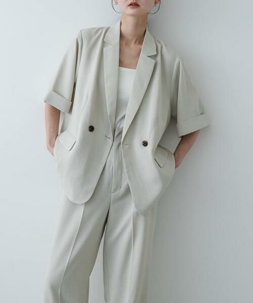 SENSE OF PLACE by URBAN RESEARCH / センスオブプレイス バイ アーバンリサーチ その他アウター | 『UR TECH DRYLUXE』リネンライクジャケット | 詳細27