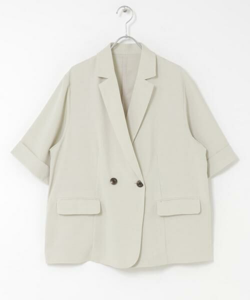 SENSE OF PLACE by URBAN RESEARCH / センスオブプレイス バイ アーバンリサーチ その他アウター | 『UR TECH DRYLUXE』リネンライクジャケット | 詳細29