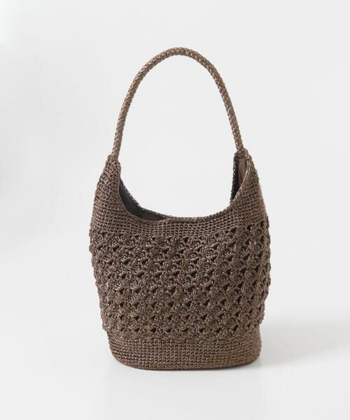 SENSE OF PLACE by URBAN RESEARCH / センスオブプレイス バイ アーバンリサーチ かごバック | メタリックヤーンバッグ | 詳細4