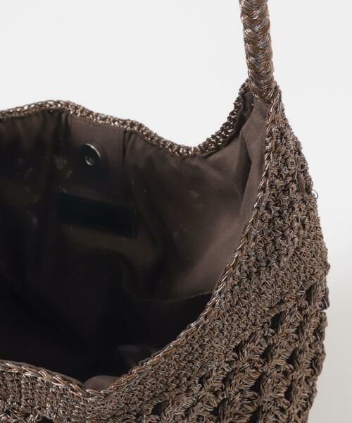 SENSE OF PLACE by URBAN RESEARCH / センスオブプレイス バイ アーバンリサーチ かごバック | メタリックヤーンバッグ | 詳細5