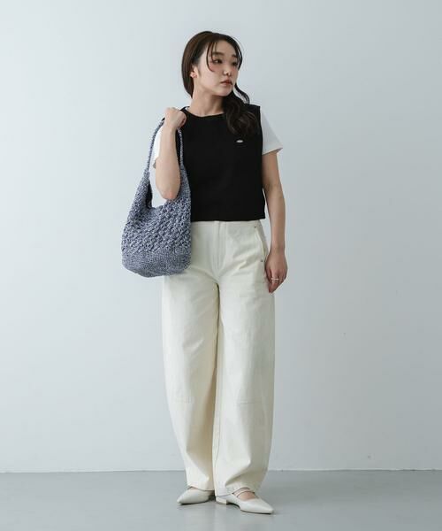 SENSE OF PLACE by URBAN RESEARCH / センスオブプレイス バイ アーバンリサーチ かごバック | メタリックヤーンバッグ | 詳細8