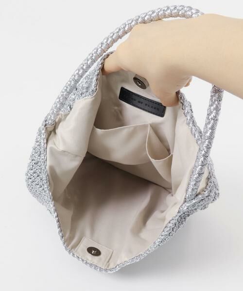 SENSE OF PLACE by URBAN RESEARCH / センスオブプレイス バイ アーバンリサーチ かごバック | メタリックヤーンバッグ | 詳細29